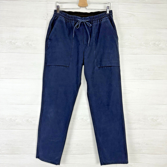 Lululemon Bowline Utilitech Pants Men Size Large Navy Blue Casual Drawstring - Picture 1 of 15